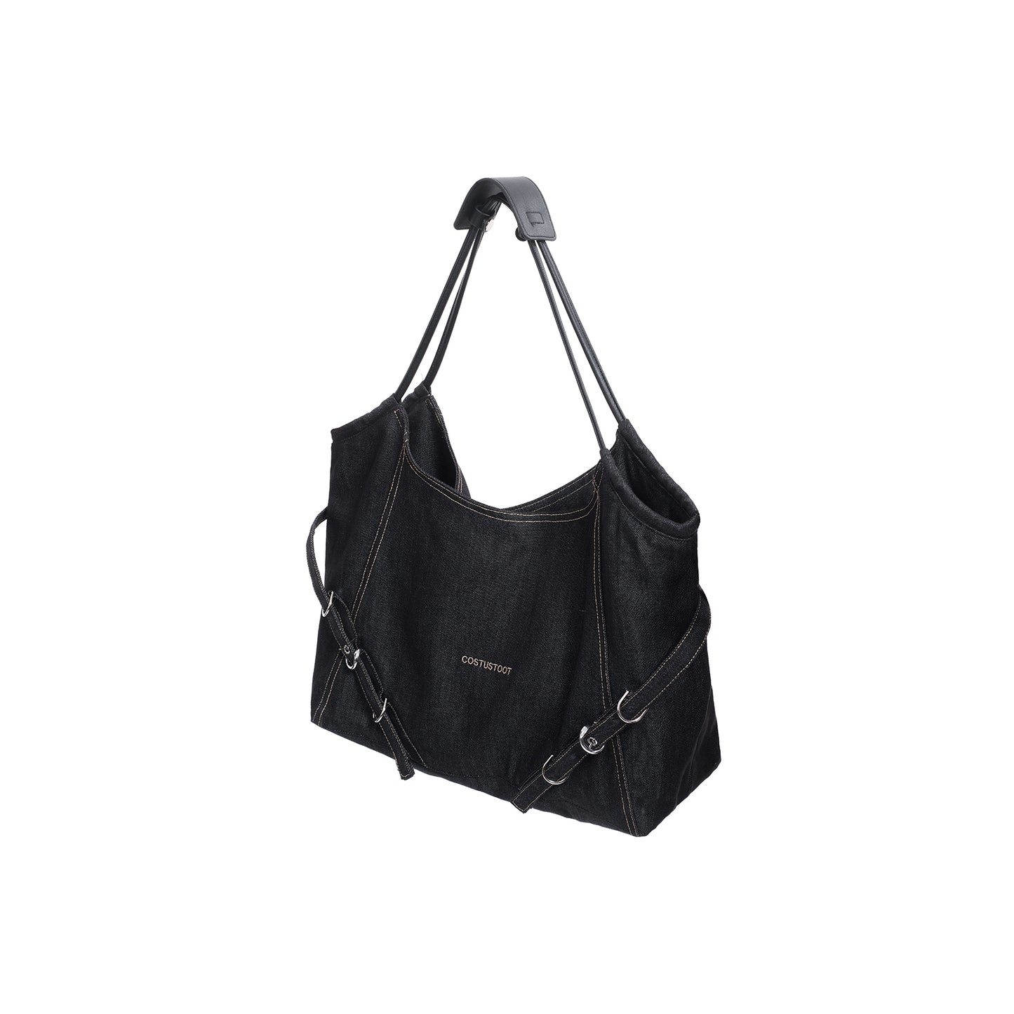 DENIM SINGLE-SHOULDER BAG